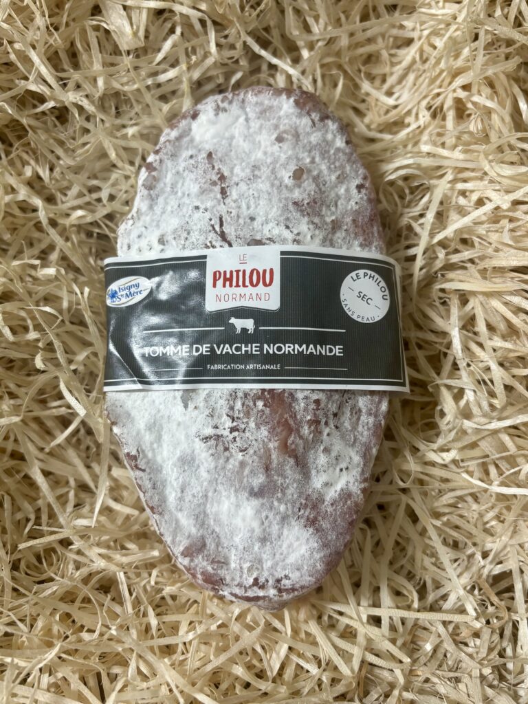 Saucisson sec à la Tomme de vache normande