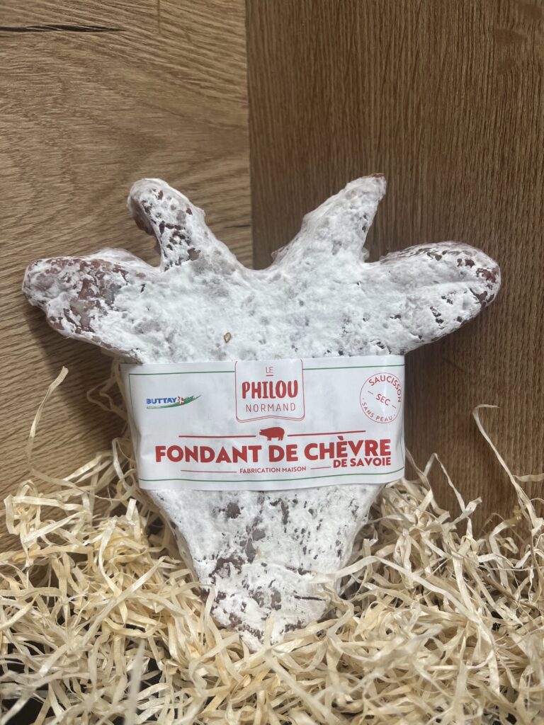 Saucisson sec au fondant de chèvre